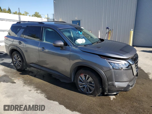 2025 Nissan Pathfinder SV with VIN 5N1DR3BA0SC210884, listed as a Copart auction lot 64903235 with 12,114 mi miles and Clean title. Bid and sale history available at DreamBid. Image 4.