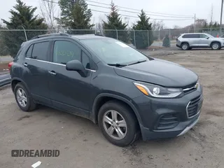 2018 Chevrolet Trax LT with VIN 3GNCJLSB2JL409509, listed as a IAAI auction lot 41800104 with 84,630 mi miles and . Bid and sale history available at carsss.com. Image 1.