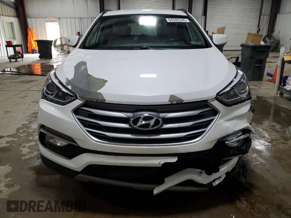 2017 Hyundai Santa Fe 2.4L with VIN 5NMZUDLB2HH005387, listed as a Copart auction lot 64592535 with 82,742 mi miles and Salvage title. Bid and sale history available at DreamBid. Image 5.