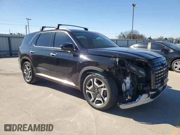 2024 Hyundai Palisade Limited z VIN KM8R54GE5RU686121, wystawiony jako Copart lot #47854675 z przebiegiem 17 167 mil mil oraz Szkoda całkowita • Salvage title. Historia ofert i sprzedaży dostępna na DreamBid. Obrazek 4.