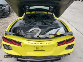 2023 Chevrolet Corvette 3LT with VIN 1G1YC2D48P5111971, listed as a Copart auction lot 57004144 with 7,267 mi miles and Salvage Title. Bid and sale history available at carsss.com. Image 10.