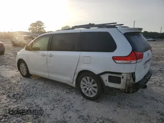 2011 Toyota Sienna XLE with VIN 5TDDK3DC1BS011963, listed as a Copart auction lot 54951565 with 196,868 mi miles and Salvage title. Bid and sale history available at DreamBid. Image 2.