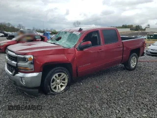 2018 Chevrolet Silverado 1500 LT with VIN 3GCPCREC2JG581866, listed as a Copart auction lot 50243405 with 52,050 mi miles and Salvage Title. Bid and sale history available at carsss.com. Image 1.
