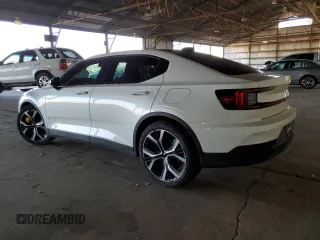 2021 Polestar 2 Launch Edition with VIN LPSED3KAXML017628, listed as a Copart auction lot 74394774 with 21,622 mi miles and Salvage Title. Bid and sale history available at carsss.com. Image 2.