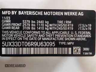2024 BMW X4 xDrive30i z VIN 5UX33DT06R9U63095, wystawiony jako IAAI lot #40352257 z przebiegiem 19 349 mil mil oraz . Historia ofert i sprzedaży dostępna na DreamBid. Obrazek 9.