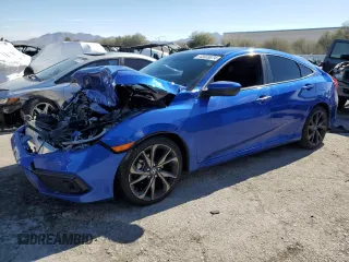 2019 Honda Civic Sport with VIN 19XFC2F88KE210544, listed as a Copart auction lot 42833874 with 54,071 mi miles and Salvage title. Bid and sale history available at DreamBid. Image 1.