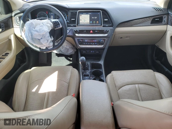 2019 Hyundai Sonata SEL with VIN 5NPE34AF5KH738048, listed as a Copart auction lot 49234445 with 62,075 mi miles and Salvage Title. Bid and sale history available at DreamBid. Image 8.