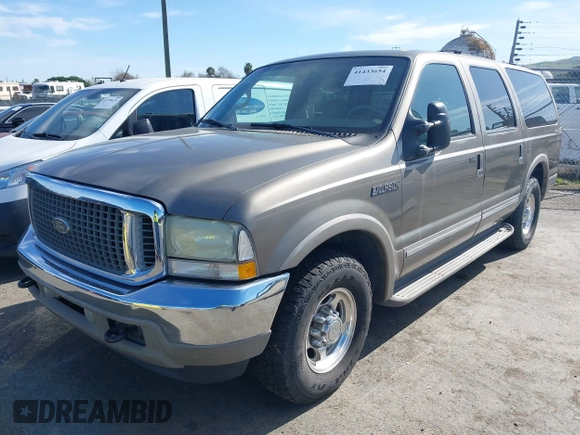 2002 Ford Excursion Limited with VIN 1FMNU42F82ED01782, listed as a IAAI auction lot 41433654 with 220,550 mi miles and . Bid and sale history available at DreamBid. Image 2.