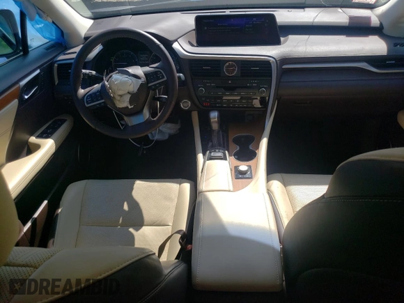 2018 Lexus RX 350 with VIN 2T2BZMCA4JC160332, listed as a Copart auction lot 60565125 with 21,221 mi miles and Salvage title. Bid and sale history available at DreamBid. Image 8.