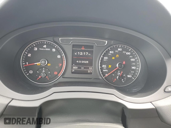 2018 Audi Q3 Premium Plus with VIN WA1JCCFS9JR016968, listed as a Copart auction lot 51617255 with 39,091 mi miles and Salvage Title. Bid and sale history available at carsss.com. Image 9.