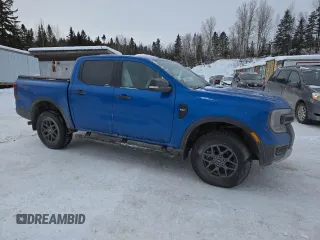 2024 Ford Ranger XLT with VIN 1FTER4HH7RLE11081, listed as a Copart auction lot 43806865 with 17,921 mi miles and Salvage Title. Bid and sale history available at DreamBid. Image 4.