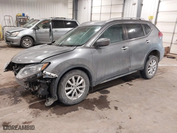 2017 Nissan Rogue SL with VIN 5N1AT2MV2HC890942, listed as a IAAI auction lot 41335376 with 107,082 mi miles. Bid and sale history available at carsss.com. Image 17.