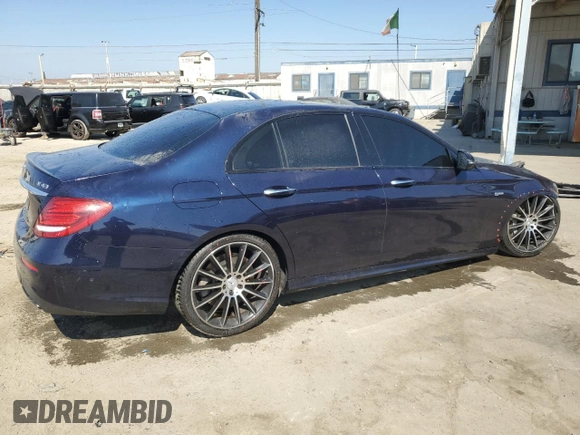 2018 Mercedes-Benz E-Class AMG E 43 with VIN WDDZF6EB9JA402801, listed as a Copart auction lot 67590054 with 45,114 mi miles and Salvage Title. Bid and sale history available at carsss.com. Image 3.