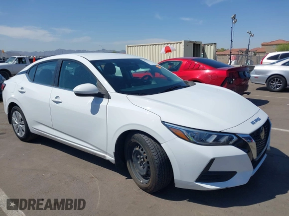2021 Nissan Sentra S with VIN 3N1AB8BV5MY288151, listed as a IAAI auction lot 41990890 with 55,935 mi miles and . Bid and sale history available at DreamBid. Image 1.