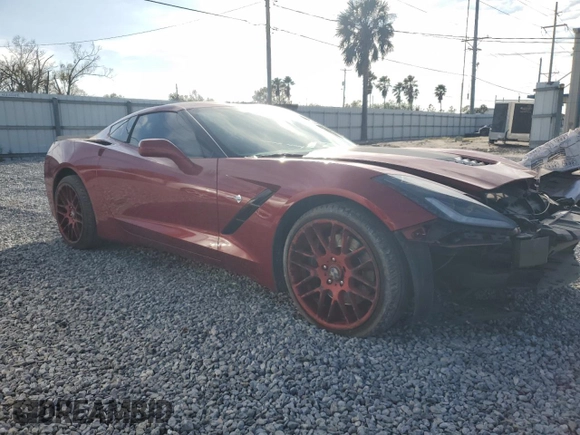 2014 Chevrolet Corvette Z51 2LT with VIN 1G1YK2D70E5134011, listed as a Copart auction lot 89138345 with 52,973 mi miles and Salvage title. Bid and sale history available at DreamBid. Image 4.