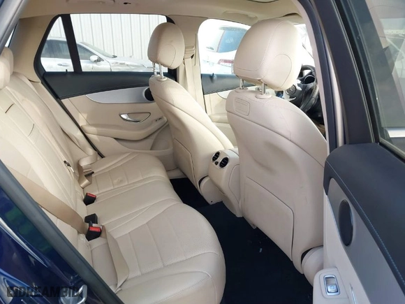 2019 Mercedes-Benz GLC with VIN WDC0G4JB7KF669430, listed as a IAAI auction lot 41483348 with 74,543 mi miles. Bid and sale history available at carsss.com. Image 8.