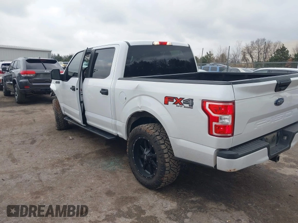 2018 Ford F-150 XL with VIN 1FTEW1EP4JFD42727, listed as a IAAI auction lot 41209698 with 131,234 mi miles. Bid and sale history available at carsss.com. Image 3.