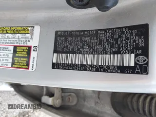 2010 Toyota Corolla with VIN 2T1BU4EE4AC512103, listed as a IAAI auction lot 42184988 with 142,954 mi miles and . Bid and sale history available at DreamBid. Image 9.