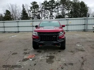 2021 Chevrolet Colorado 4WD ZR2 with VIN 1GCGTEEN7M1111894, listed as a Copart auction lot 85169404 with 56,965 mi miles and Salvage Title. Bid and sale history available at carsss.com. Image 11.