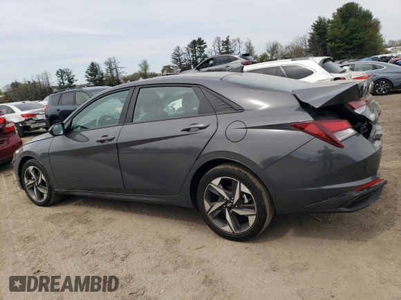 2023 Hyundai Elantra SEL with VIN KMHLS4AG5PU601333, listed as a Copart auction lot 53517865 with 40,937 mi miles and Salvage title. Bid and sale history available at DreamBid. Image 2.