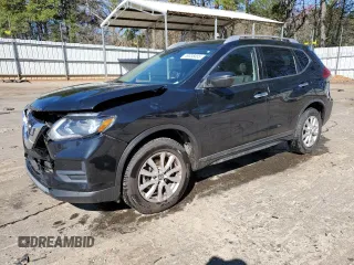 2019 Nissan Rogue S with VIN KNMAT2MV2KP522250, listed as a Copart auction lot 49035455 with 107,852 mi miles and Salvage Title. Bid and sale history available at carsss.com. Image 1.