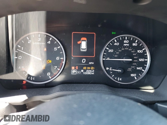 2025 Subaru Forester Special Sports with VIN JF2SLDHC1SH402377, listed as a Copart auction lot 55293885 with 10,080 mi miles and Salvage title. Bid and sale history available at DreamBid. Image 9.