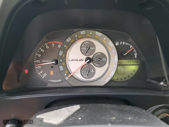 2002 Lexus IS 300 with VIN JTHBD192920040988, listed as a Copart auction lot 48863915 with 133,733 mi miles and Salvage Title. Bid and sale history available at carsss.com. Image 9.