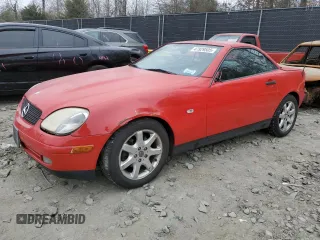 1999 Mercedes-Benz SLK-Class with VIN WDBKK47F6XF097148, listed as a Copart auction lot 47929505 with 172,913 mi miles and Salvage Title. Bid and sale history available at carsss.com. Image 1.
