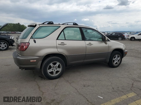 1999 Lexus RX 300 Luxury SUV with VIN JT6HF10U7X0087326, listed as a Copart auction lot 56225104 with 205,537 mi miles and Salvage Title. Bid and sale history available at carsss.com. Image 3.