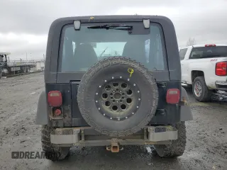 1992 Jeep Wrangler with VIN 2J4FY29S2NJ525697, listed as a Copart auction lot 43551545 with 281,770 mi miles and Salvage Title. Bid and sale history available at carsss.com. Image 6.