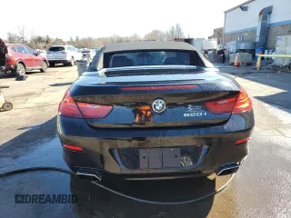 2012 BMW 6 Series 650i z VIN WBALZ3C57CDL73218, wystawiony jako Copart lot #49639975 z przebiegiem 54 408 mil mil oraz Szkoda całkowita • Salvage title. Historia ofert i sprzedaży dostępna na DreamBid. Obrazek 6.