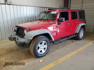 2012 Jeep Wrangler Unlimited Sport with VIN 1C4BJWDG2CL171531, listed as a Copart auction lot 62181805 with 195,394 mi miles and Salvage title. Bid and sale history available at DreamBid. Image 1.