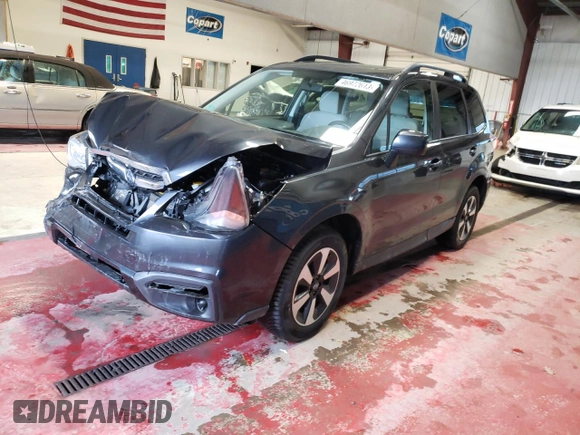 2017 Subaru Forester Premium with VIN JF2SJAEC1HH580565, listed as a Copart auction lot 46972613 with 0 mi miles. Bid and sale history available at carsss.com. Image 1.