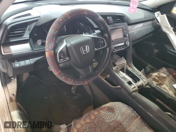 2018 Honda Civic LX with VIN 19XFC2F50JE205598, listed as a Copart auction lot 46162545 with 136,835 mi miles and Salvage Title. Bid and sale history available at DreamBid. Image 8.