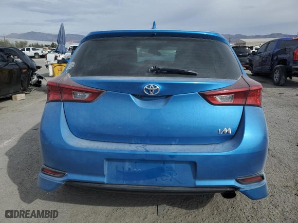 2017 Toyota Corolla iM with VIN JTNKARJE7HJ530147, listed as a Copart auction lot 47965615 with NaN miles and Salvage Title. Bid and sale history available at carsss.com. Image 6.