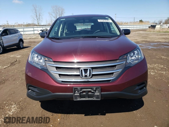 2014 Honda CR-V LX with VIN 5J6RM4H31EL061021, listed as a Copart auction lot 51523585 with 32,600 mi miles and Salvage Title. Bid and sale history available at DreamBid. Image 5.