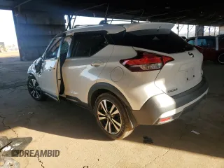 2019 Nissan Kicks SR with VIN 3N1CP5CU5KL568614, listed as a Copart auction lot 48432185 with 81,776 mi miles and Salvage Title. Bid and sale history available at DreamBid. Image 2.
