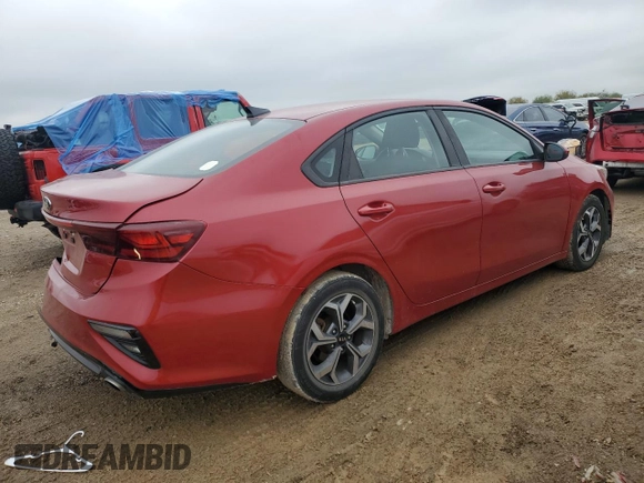 2019 Kia Forte LXS with VIN 3KPF24ADXKE049410, listed as a Copart auction lot 83478834 with 36,016 mi miles and Salvage Title. Bid and sale history available at carsss.com. Image 3.
