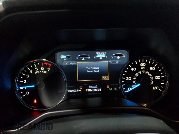 2015 Ford F-150 XLT with VIN 1FTEW1EG0FFB17941, listed as a Copart auction lot 49900765 with 92,602 mi miles and Salvage Title. Bid and sale history available at carsss.com. Image 9.