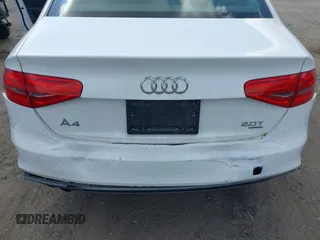 2015 Audi A4 Premium with VIN WAUDFAFL4FA016306, listed as a IAAI auction lot 42267855 with 140,647 mi miles and . Bid and sale history available at DreamBid. Image 6.
