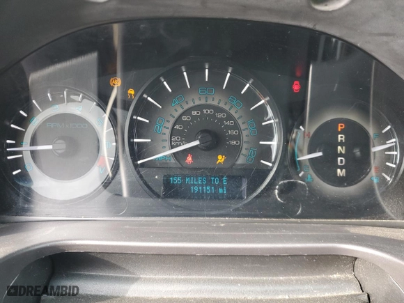 2010 Mercury Milan Premier with VIN 3MEHM0JG9AR624026, listed as a Copart auction lot 50135045 with 191,151 mi miles and Salvage Title. Bid and sale history available at carsss.com. Image 9.