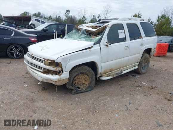 2003 Chevrolet Tahoe LT with VIN 1GNEK13Z53R121923, listed as a IAAI auction lot 41590696 with 1 mi miles. Bid and sale history available at carsss.com. Image 2.