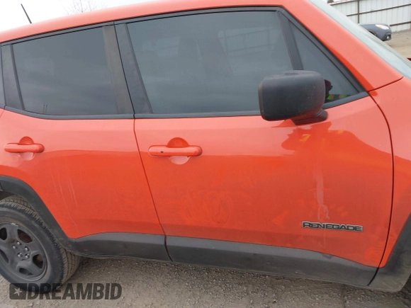 2018 Jeep Renegade Upland with VIN ZACCJBAB9JPJ56911, listed as a IAAI auction lot 41420839 with 48,633 mi miles and . Bid and sale history available at DreamBid. Image 14.