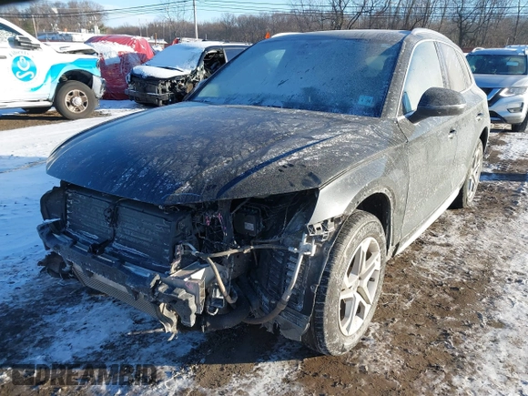2019 Audi Q5 Premium with VIN WA1ANAFY9K2069635, listed as a IAAI auction lot 41252649 with 91,199 mi miles. Bid and sale history available at carsss.com. Image 18.
