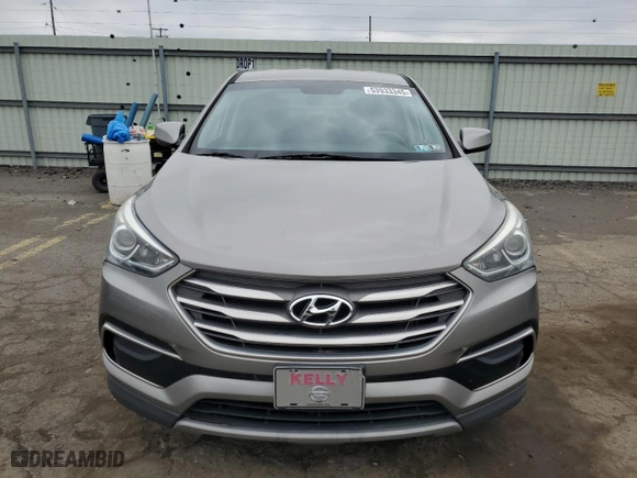 2017 Hyundai Santa Fe Sport 2.4L with VIN 5XYZTDLB1HG418494, listed as a Copart auction lot 53933345 with 120,282 mi miles and Salvage Title. Bid and sale history available at carsss.com. Image 5.