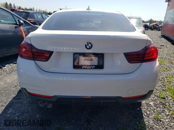 2020 BMW 4 Series 430i xDrive with VIN WBA4J3C0XLCE54173, listed as a Copart auction lot 56389825 with Not provided miles and Salvage title. Bid and sale history available at DreamBid. Image 6.