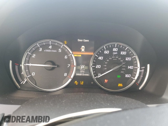 2020 Acura MDX w/Technology Pkg with VIN 5J8YD3H54LL000726, listed as a Copart auction lot 43518575 with 46,813 mi miles and Non Repairable. Bid and sale history available at carsss.com. Image 9.