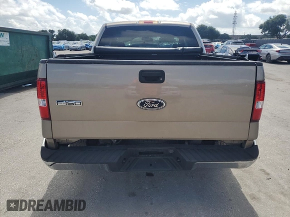 2005 Ford F-150 XLT with VIN 1FTRX12585FA42177, listed as a Copart auction lot 64841645 with 153,779 mi miles and Salvage title. Bid and sale history available at DreamBid. Image 6.