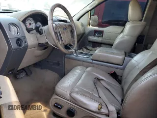 2006 Ford F-150 XLT with VIN 1FTPX12526NA21906, listed as a Copart auction lot 56587555 with 204,039 mi miles and Salvage title. Bid and sale history available at DreamBid. Image 7.