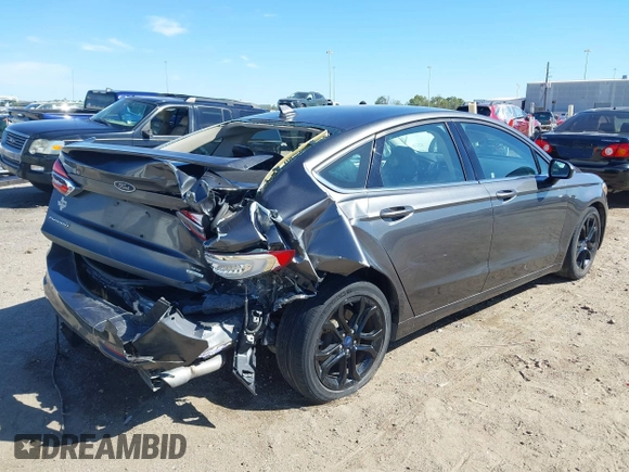 2020 Ford Fusion SE with VIN 3FA6P0HD0LR147782, listed as a IAAI auction lot 41801234 with 46,471 mi miles. Bid and sale history available at carsss.com. Image 4.